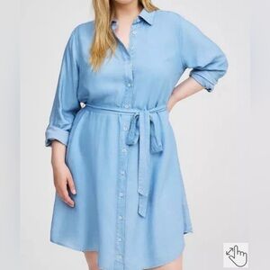 BNWT Torrid Chambray T-shirt Dress